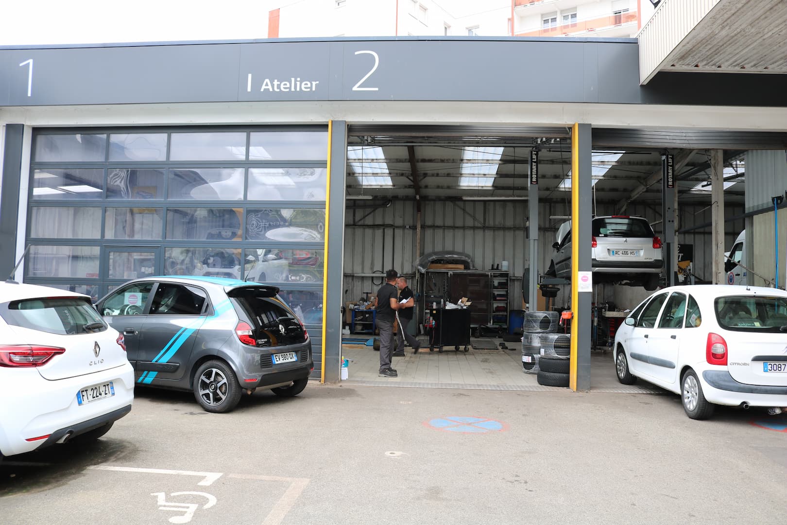 Photo de l'atelier 2 du Garage du Ter